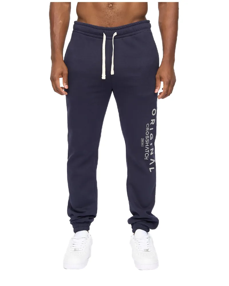 CrossHatch Jamals" Jogginghosen für Herren (Marine Marineblau
