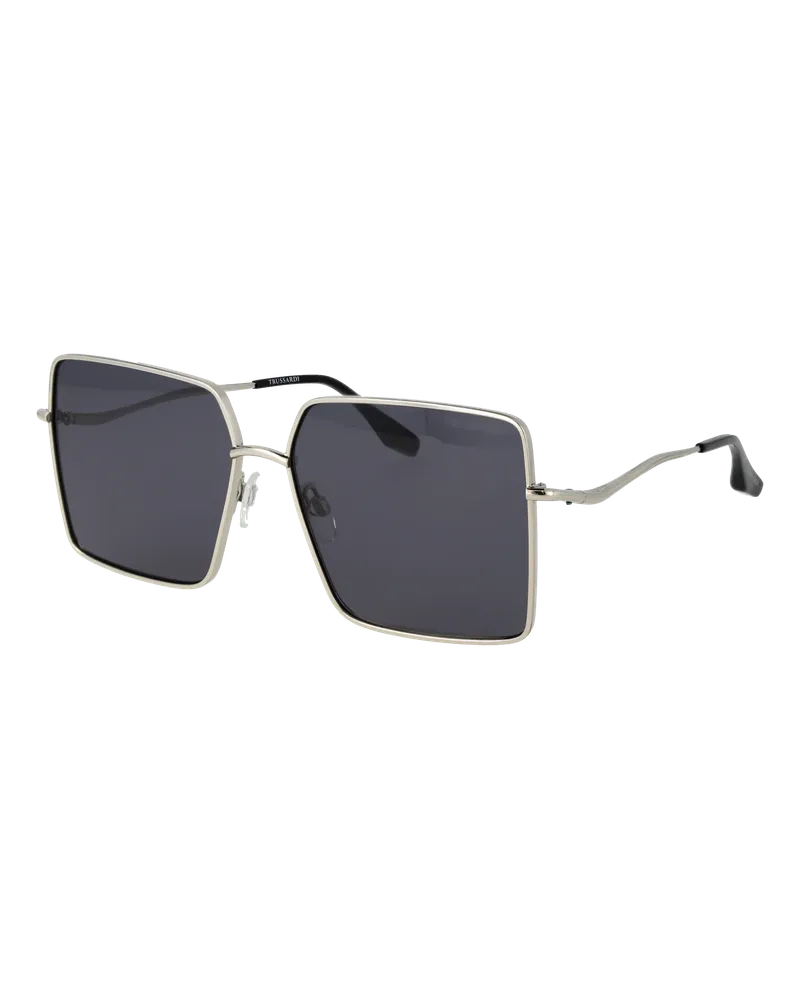 Trussardi TSW3010 5903A Sonnenbrille Silber