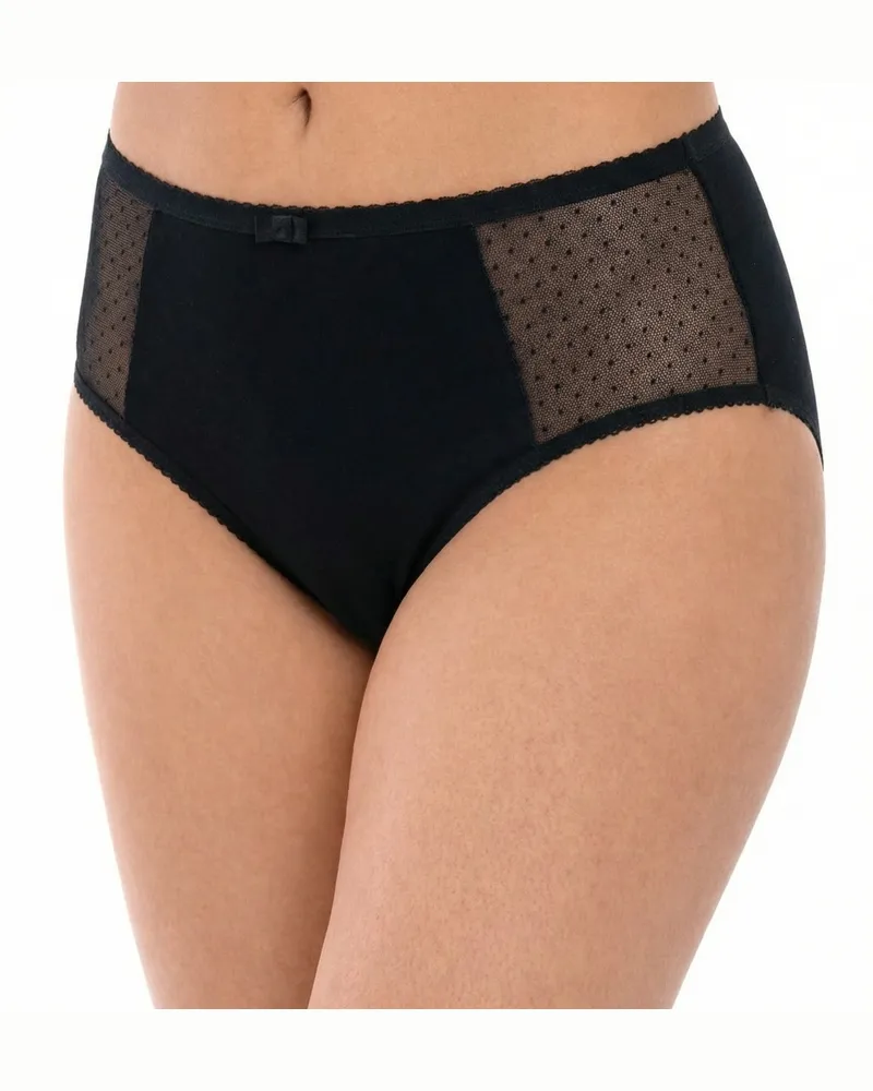 DIM Damen Menstruationsunterwäsche Boxer-Slips für mittleren Fluss D0BZ5 Schwarz