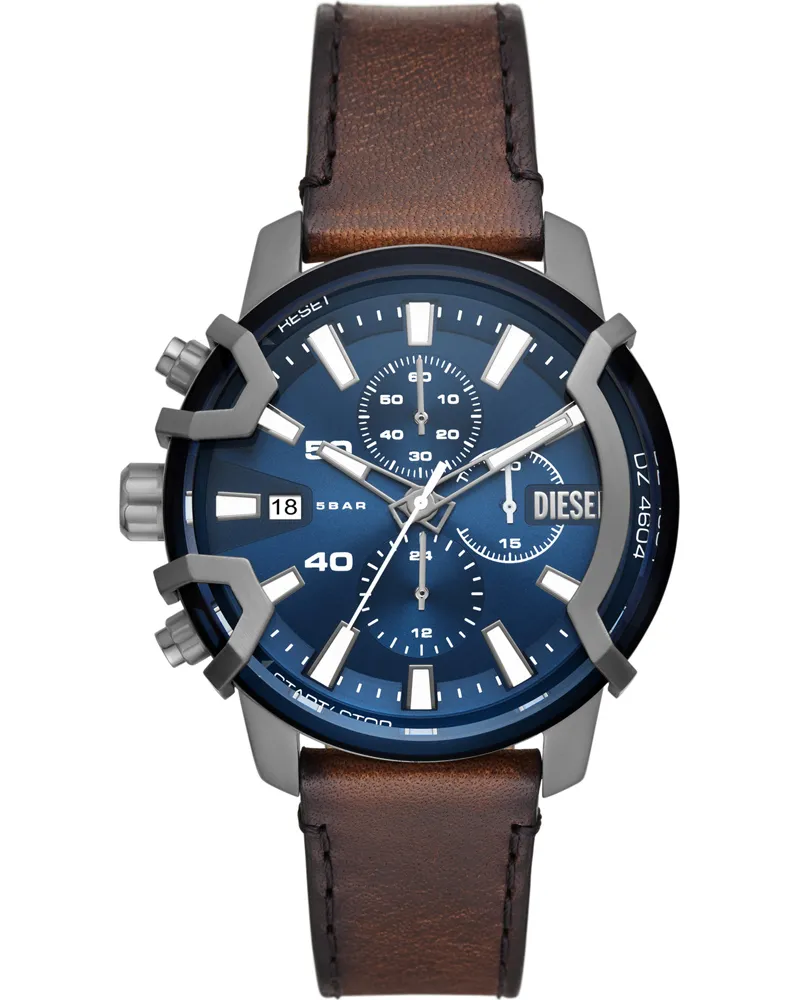 Diesel Griffed Braun Herren Armbanduhr DZ4604 Braun