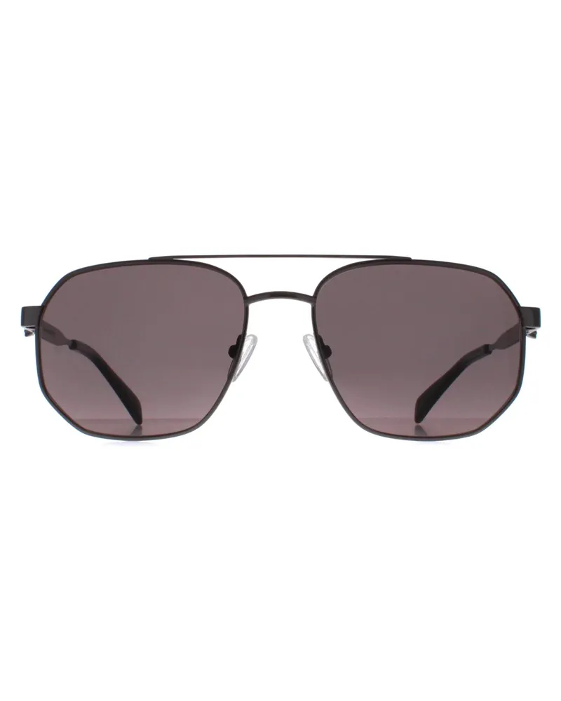 Alexander McQueen Pilotenbrille Unisex Ruthenium Grau AM0458S Grau