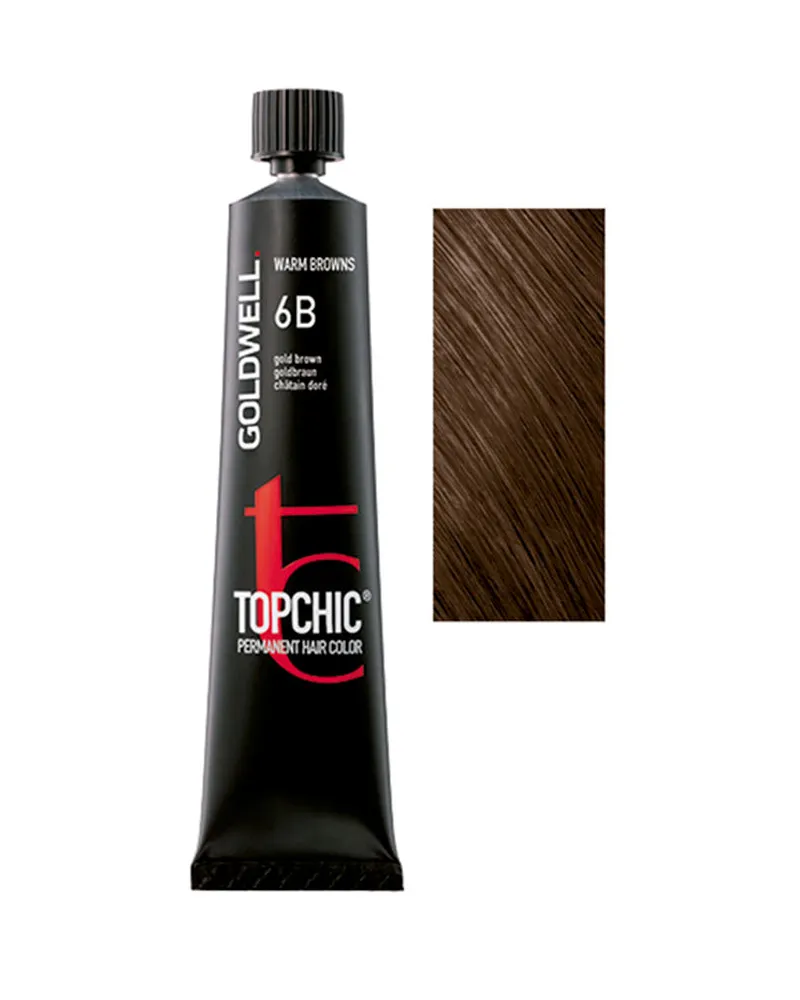 Goldwell Topchic Permanent Hair Color #6b 60 ml 