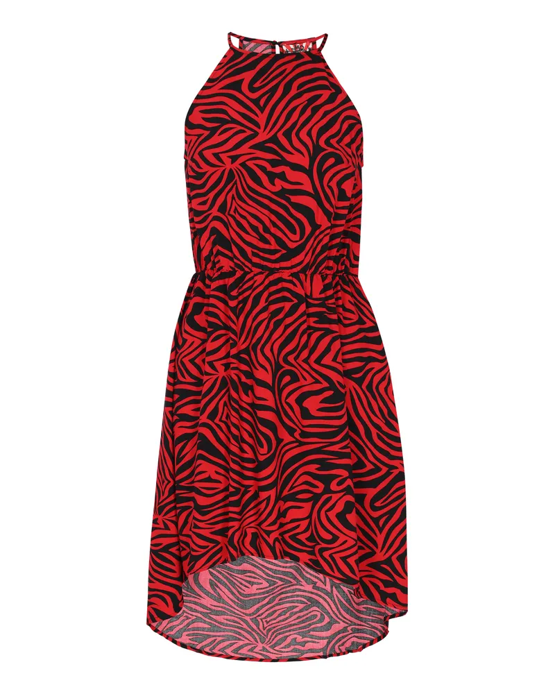My Mo Kleid Frauen schwarz rot Schwarz