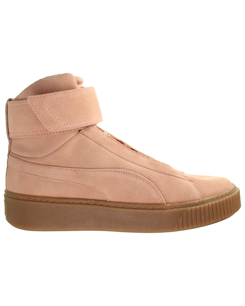 Puma Bahnsteig in mittlerer Ow Womens Pink Trainer Rosa