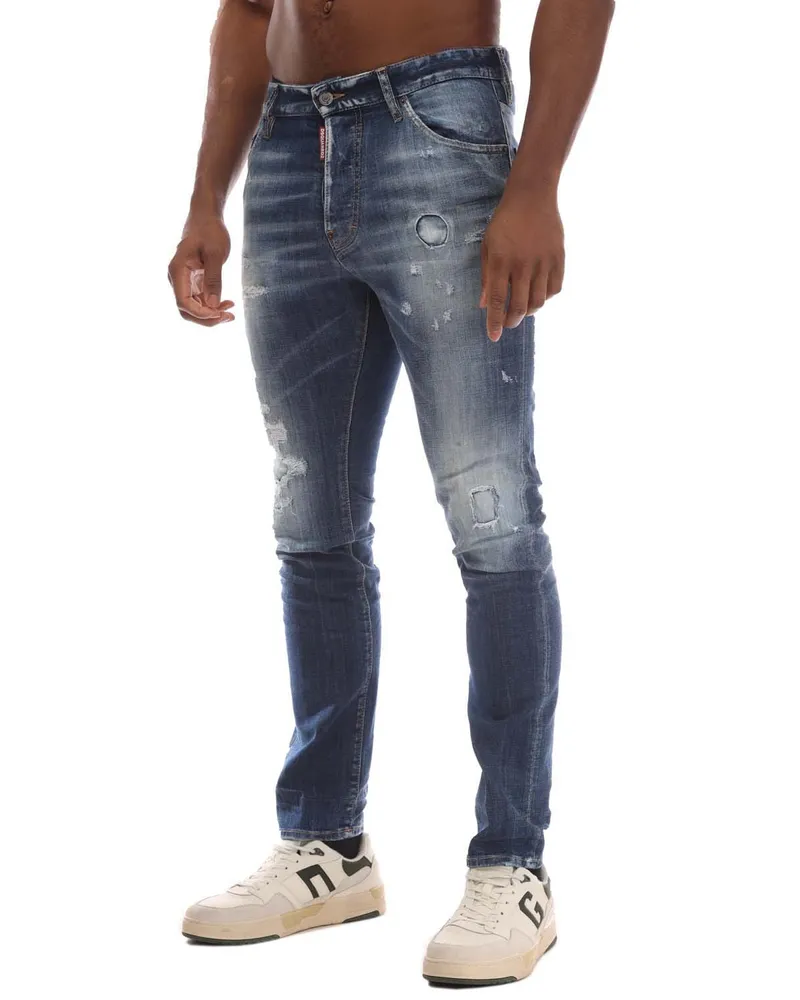 Dsquared2 Herren  Cool Guy Skinny-Fit Jeans in Blau Blau