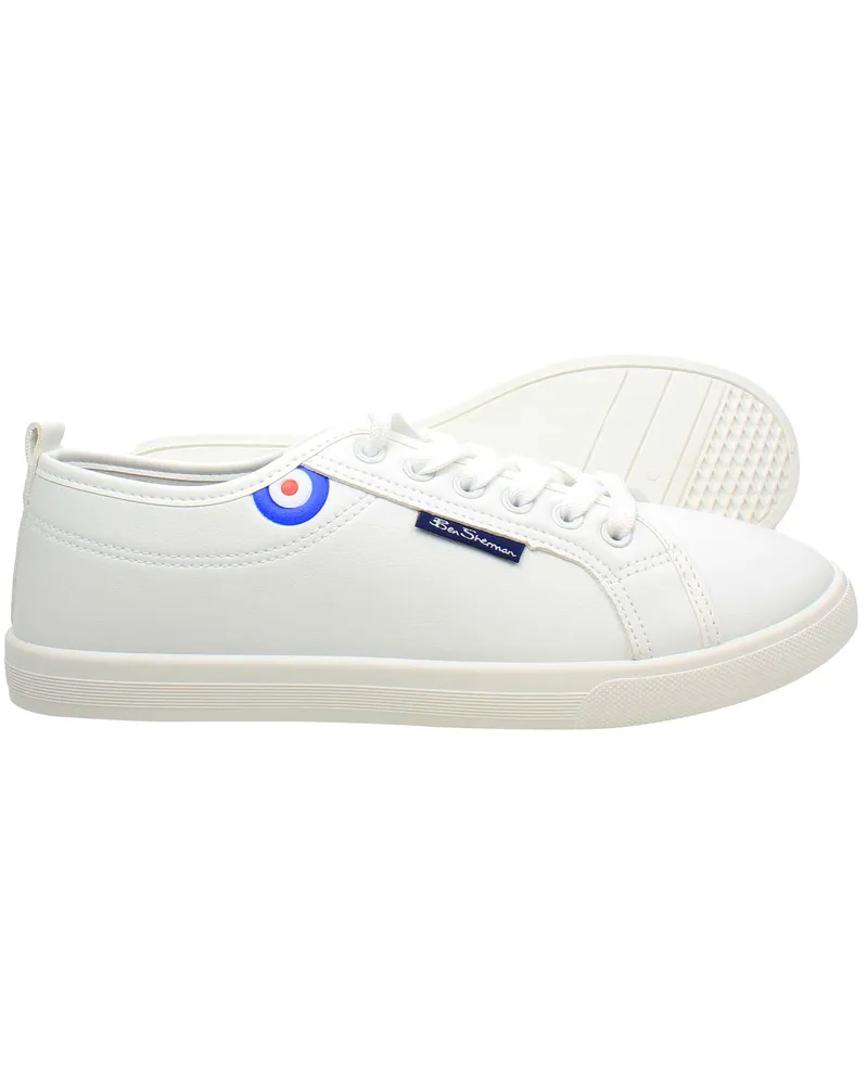 Ben Sherman Southside Herren Weiße Sneakers Weiß