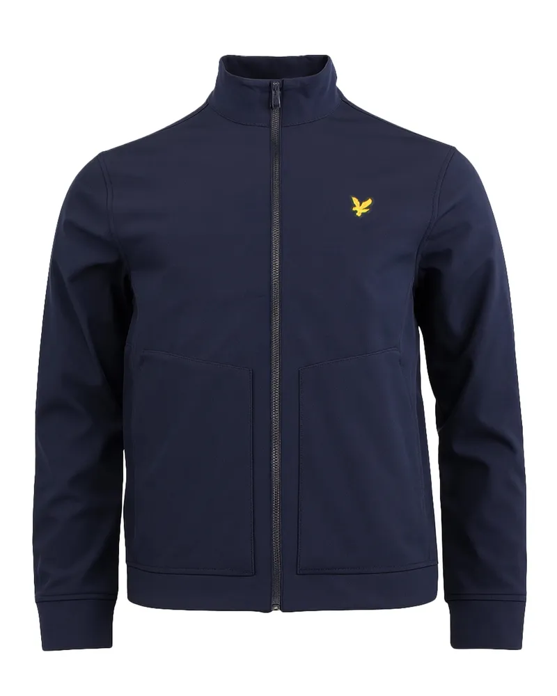 Lyle & Scott Herren Softshell-Jacke mit Stehkragen in Marineblau Marineblau