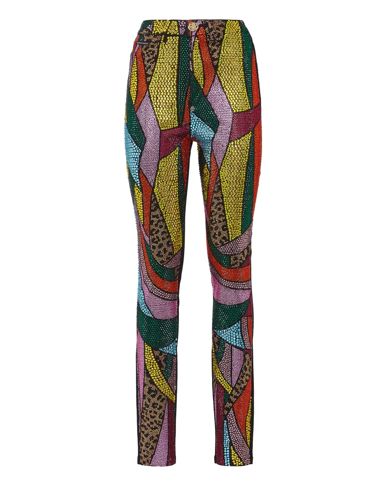 Philipp Plein Jeggings Mehrfarbig
