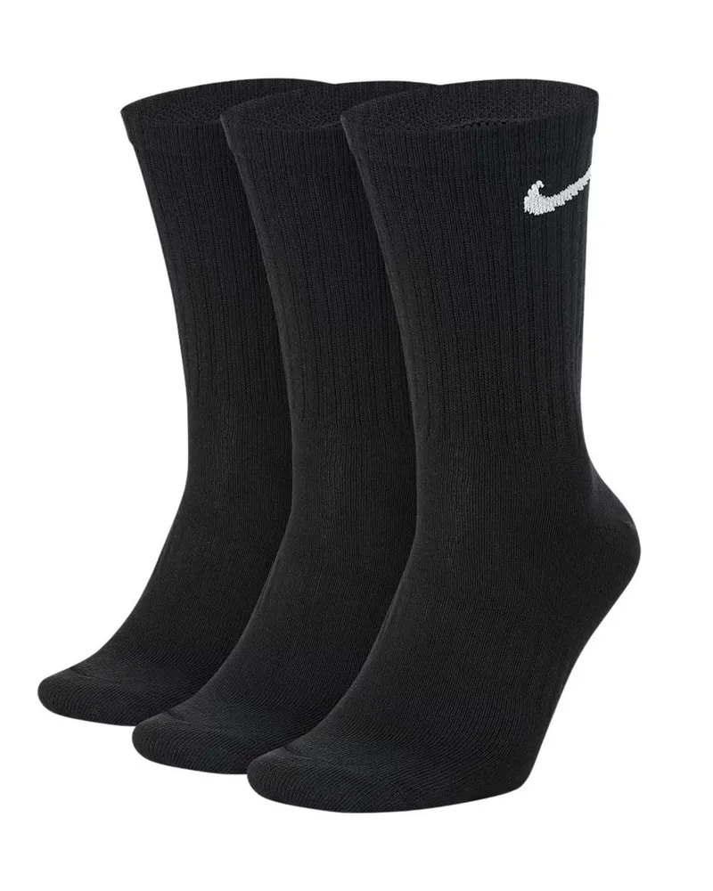 Nike Everyday" Socken für Herren/Damen Unisex, Dri-FIT (3er-Pack) (Schwarz Schwarz