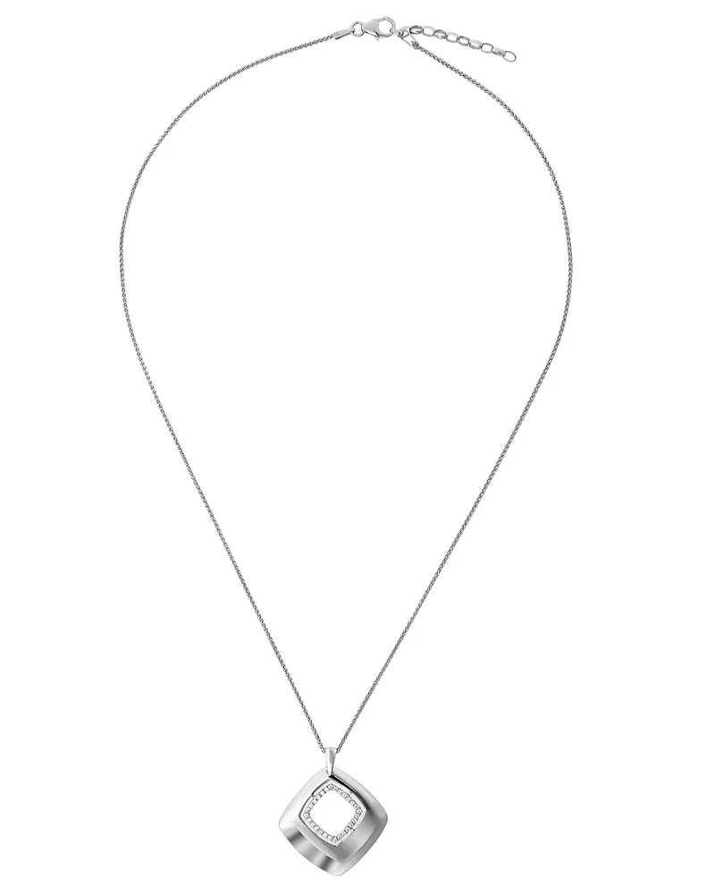 Orphelia Damen-Kette aus 925er Sterlingsilber mit Anhänger – Silber ZH-7353 Silber