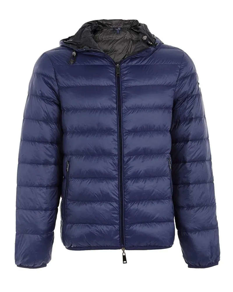 Armani Jeans Marineblaue Wendejacke Schwarz