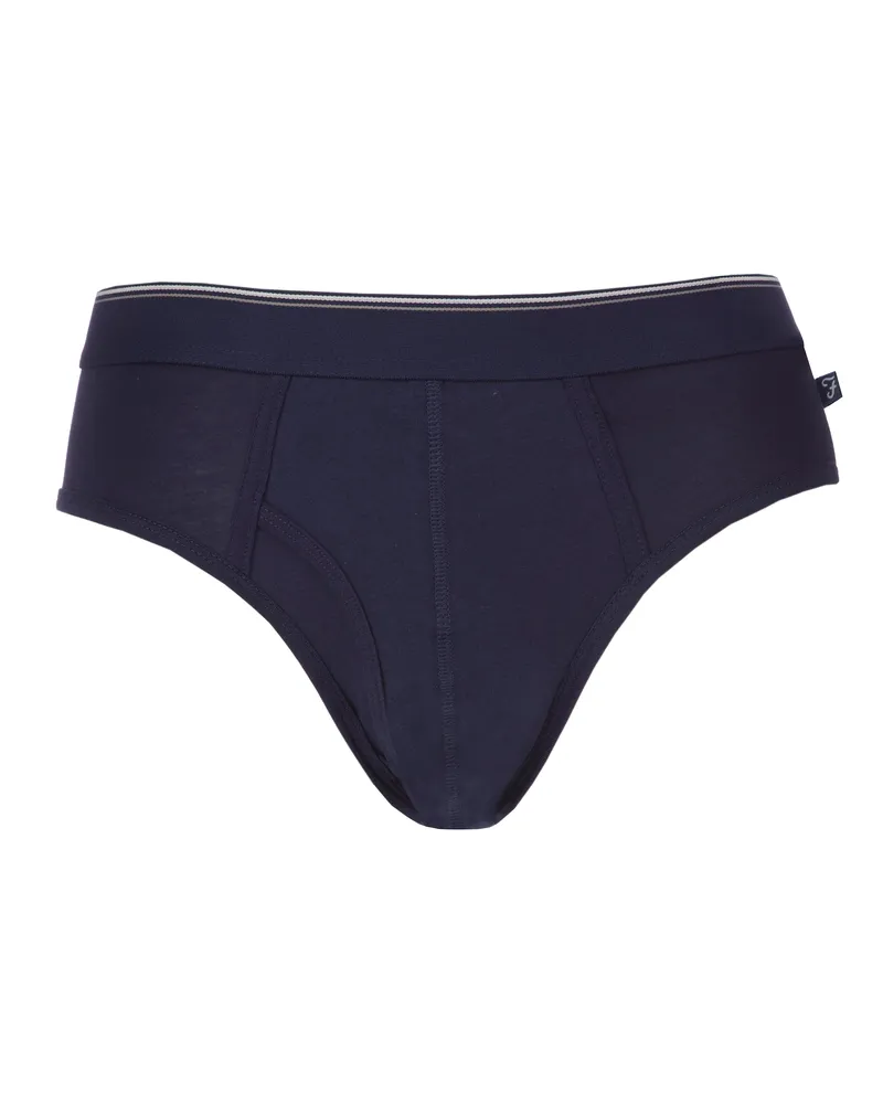 Farah 1920 Classic - Herren Schlüsselloch-Slips - Navy Marineblau