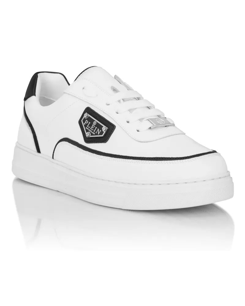 Philipp Plein Low-Top Sneakers Triangle Weiß