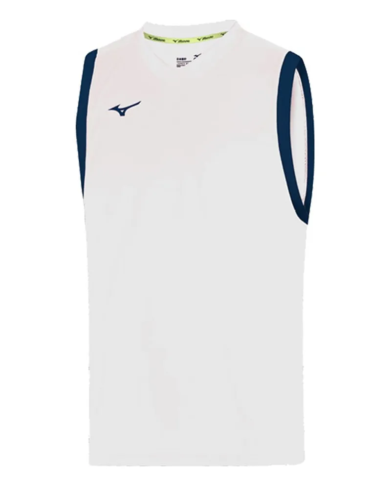 Mizuno Authentische Basketball -Herren weiße Weste Weiß