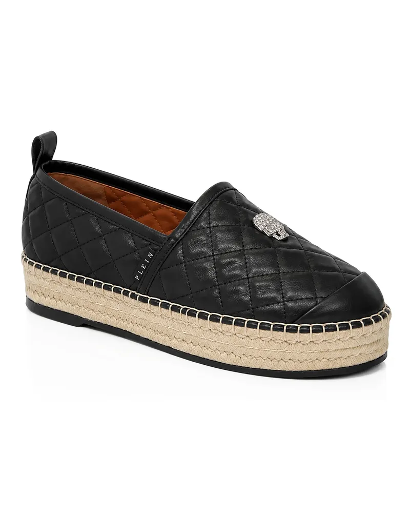 Philipp Plein Espadrilles Skull Schwarz