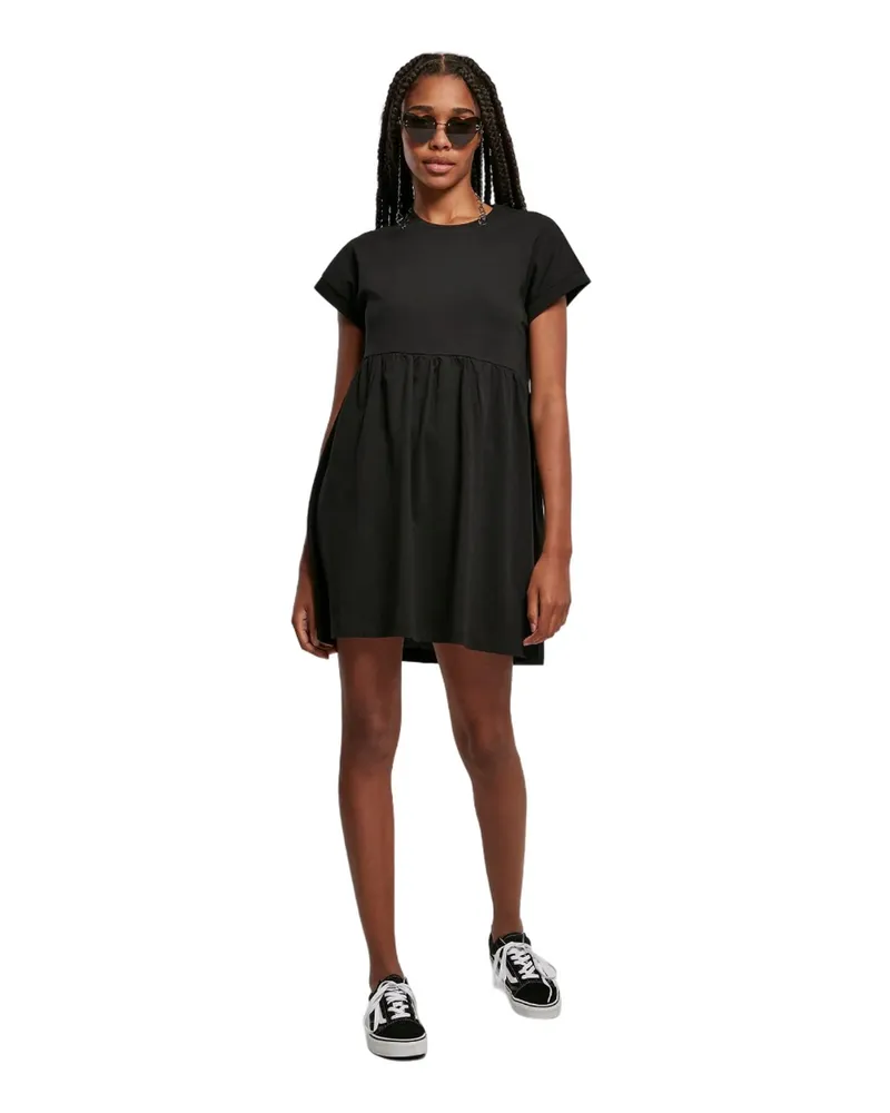 Urban Classics Empire Valance" T-Shirt-Kleid für Damen (Schwarz Schwarz