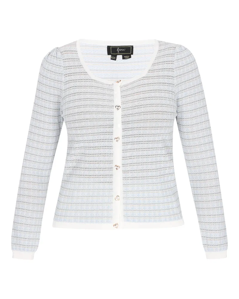 FAINA Strickjacke Frauen hellblau Hellblau