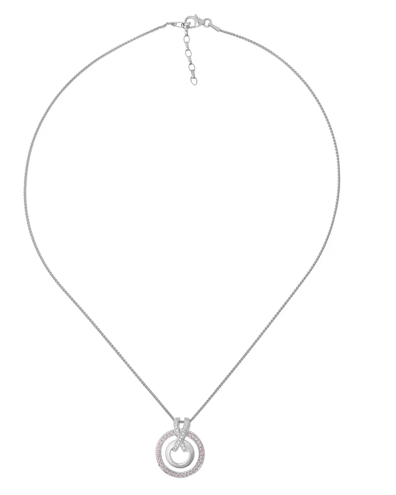 Orphelia Azalea' Damenkette mit Anhänger aus 925er Sterlingsilber – Silber ZH-7095 Silber