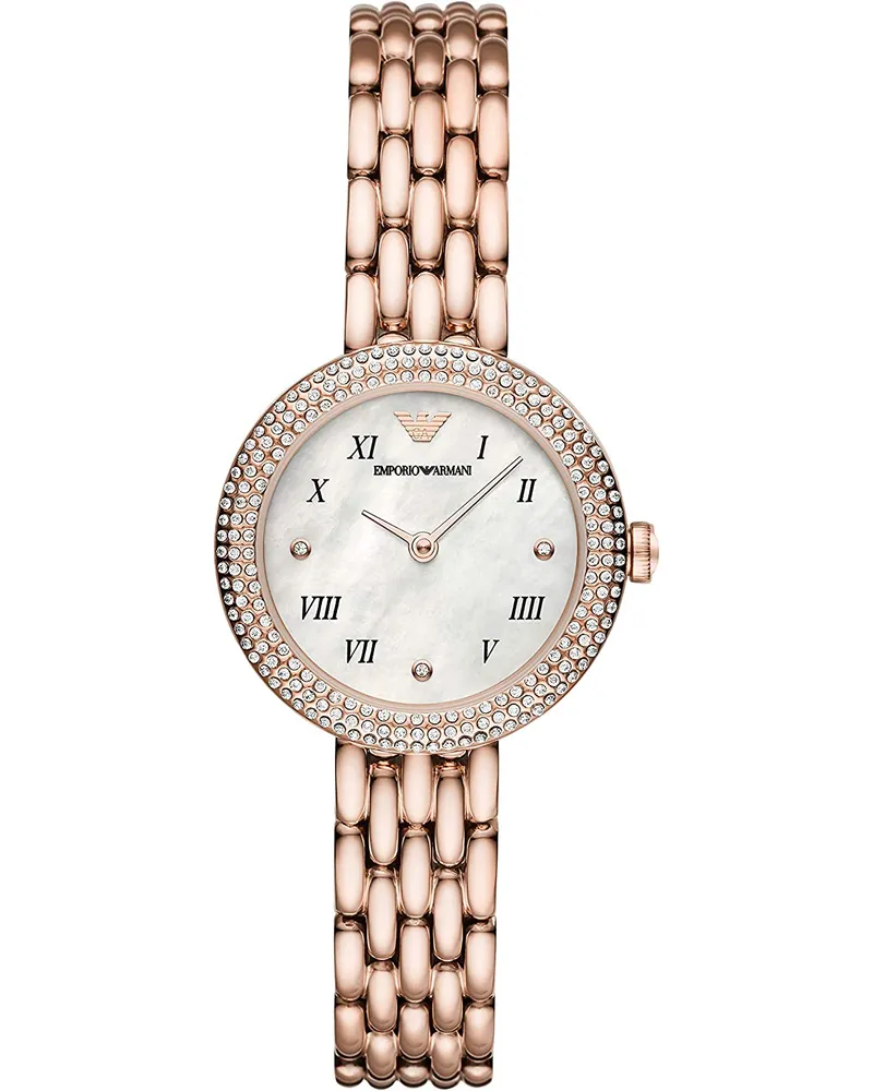 Emporio Armani Rosa roségold Damen Armbanduhr AR11355 Roségold