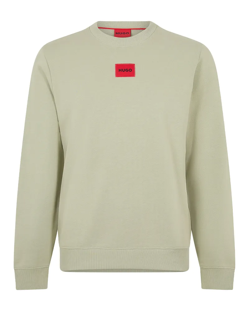 HUGO BOSS Diragol" Sweatshirt für Herren, Rundhalsausschnitt (Khakigrün Khaki