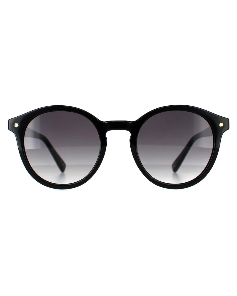 Ted Baker Runde Damen Schwarz Schwarzer Farbverlauf TB1677 Fleur Schwarz