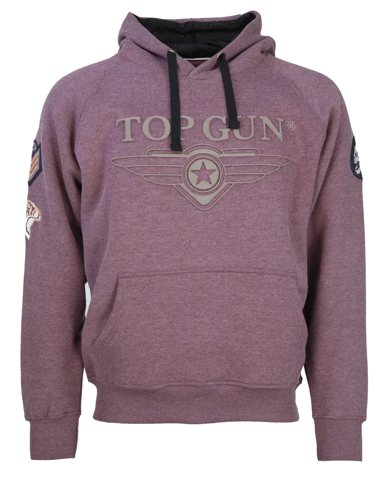 Top Gun Hoodie "Simulator" TG20191025 - Bordeaux Bordeaux