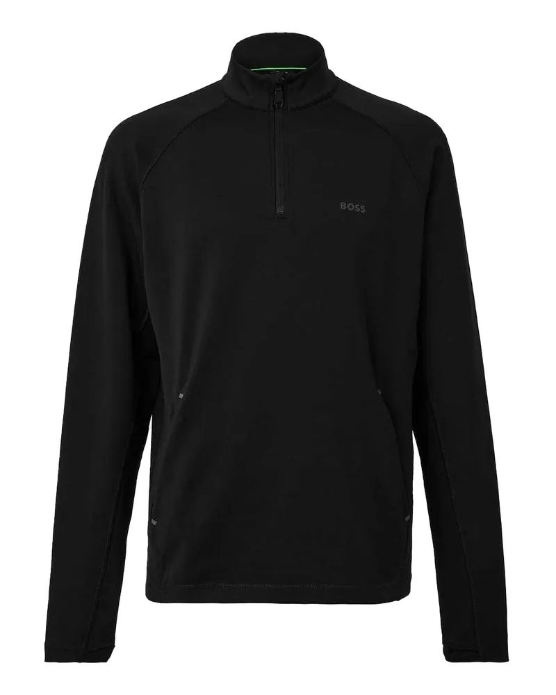 HUGO BOSS Sweatshirt für Herren, Training, Regulär (Schwarz Schwarz