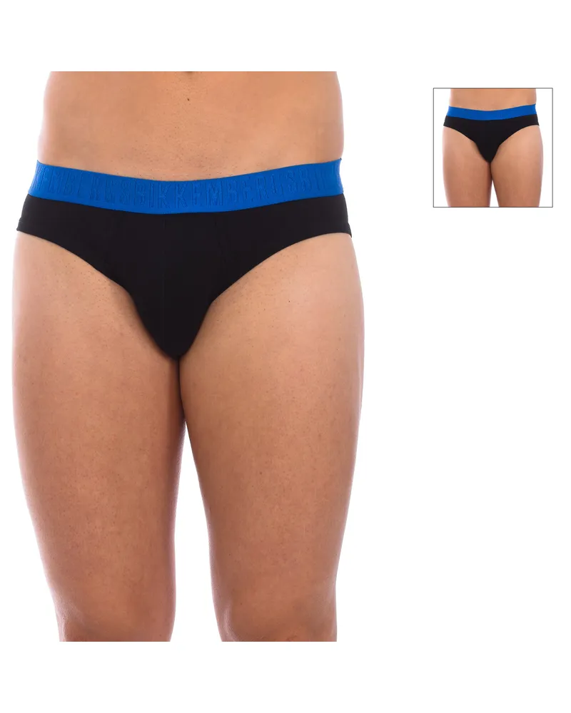 Bikkembergs Pack-2 Mode Slips Bicolor BKK1USP04BI Mann Schwarz
