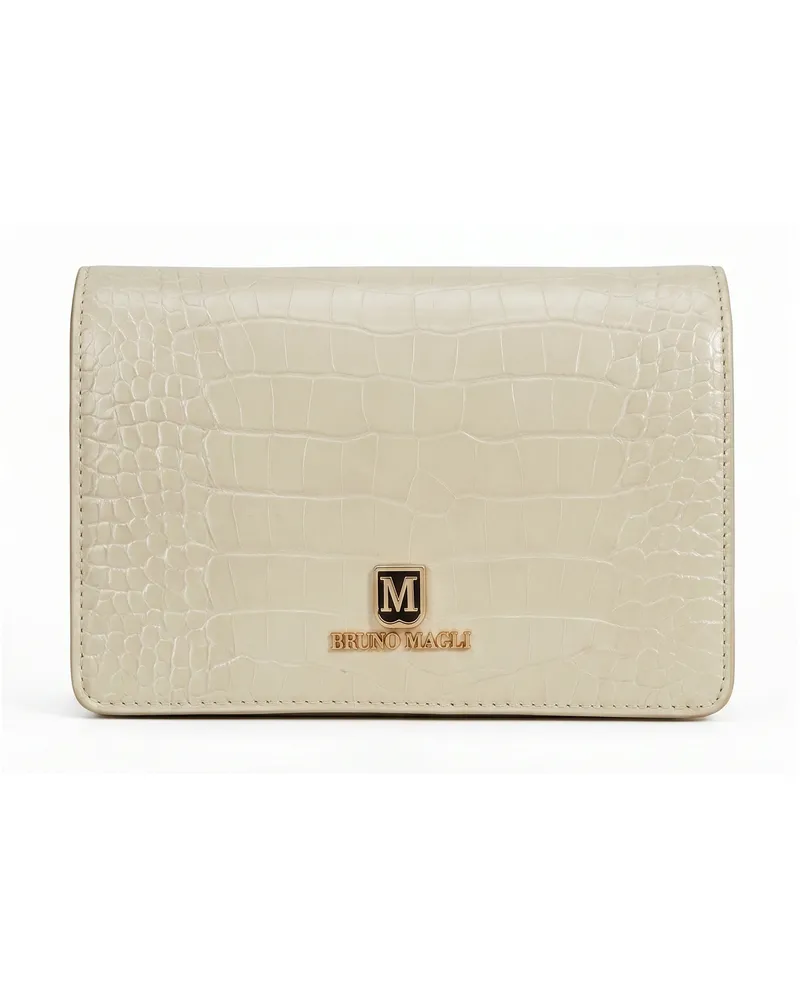 Bruno Magli Schultertasche Women Beige