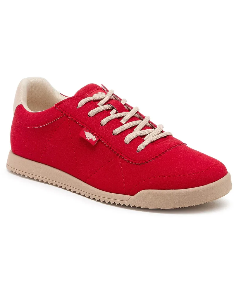 Rocket Dog Bertie Pella Textile Damen Rote Sneakers Rot