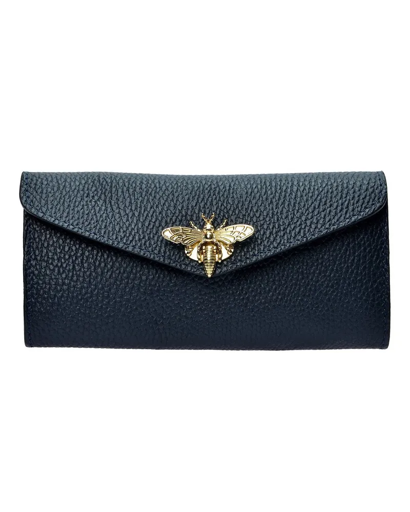 Anna Luchini Blau Rindsledertasche Blau