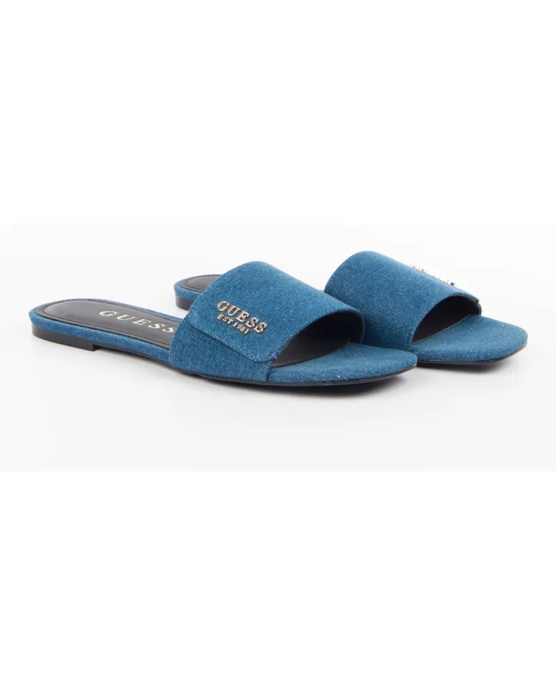 Guess Damen Classic Pantoletten Blau