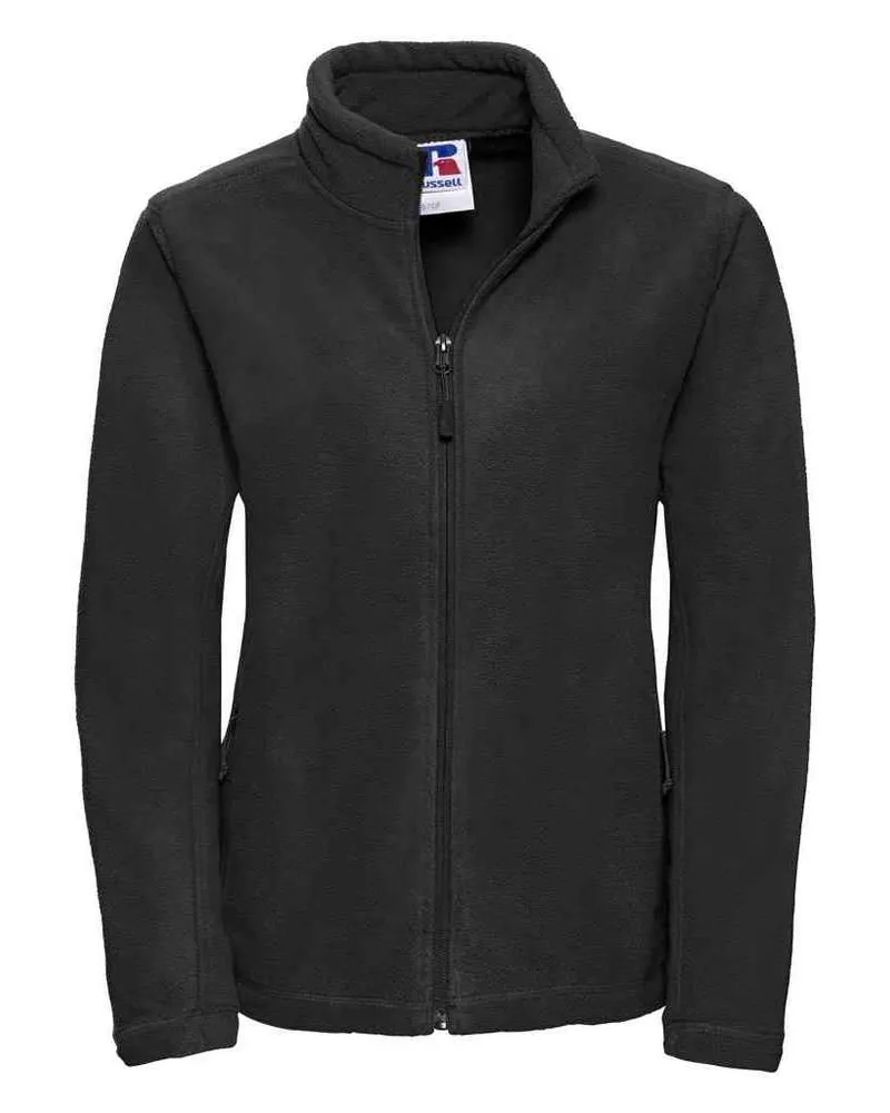 Russell Athletic Russell - Fleecejacke für Damen - Für Außen (Schwarz Schwarz