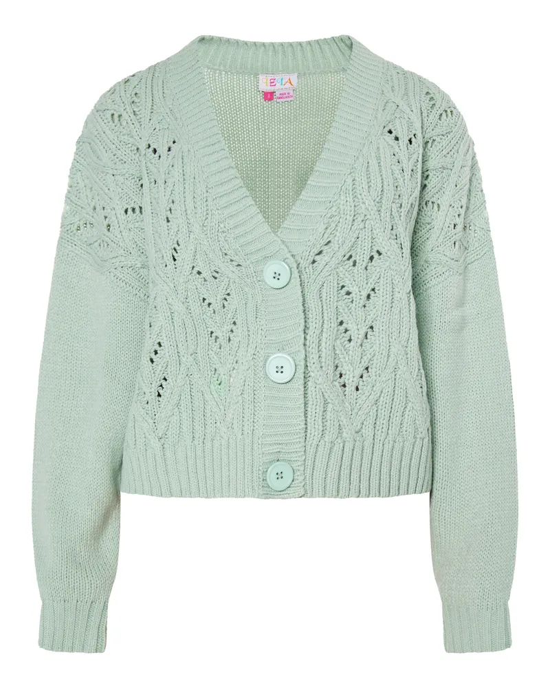 IZIA Strickcardigan Damen Minze Mintgrün