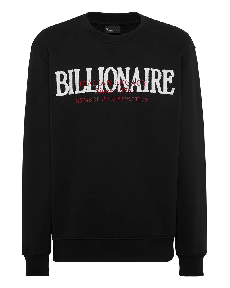 Billionaire Sweatshirt mit Rundhals und langen Ärmeln - Schwarz Schwarz