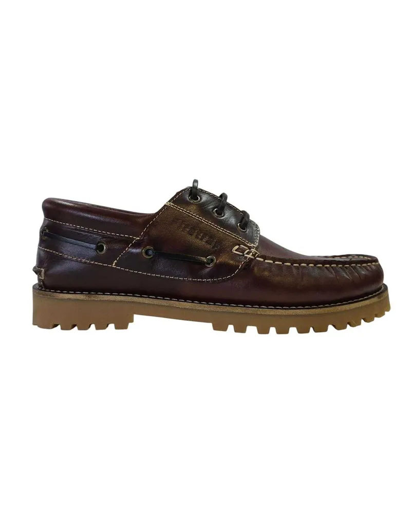 Firetrap Jose" Klassisch Schuhe für Herren, Leder (Bordeaux-Rot Rot