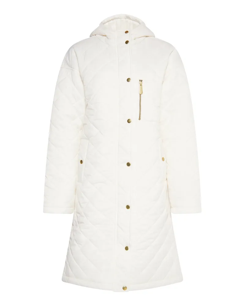 FAINA Leichter Steppmantel Damen Creme Creme