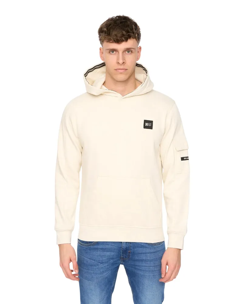 Duck and Cover Wrentham" Kapuzenpullover für Herren (Helles Steingrau Khaki