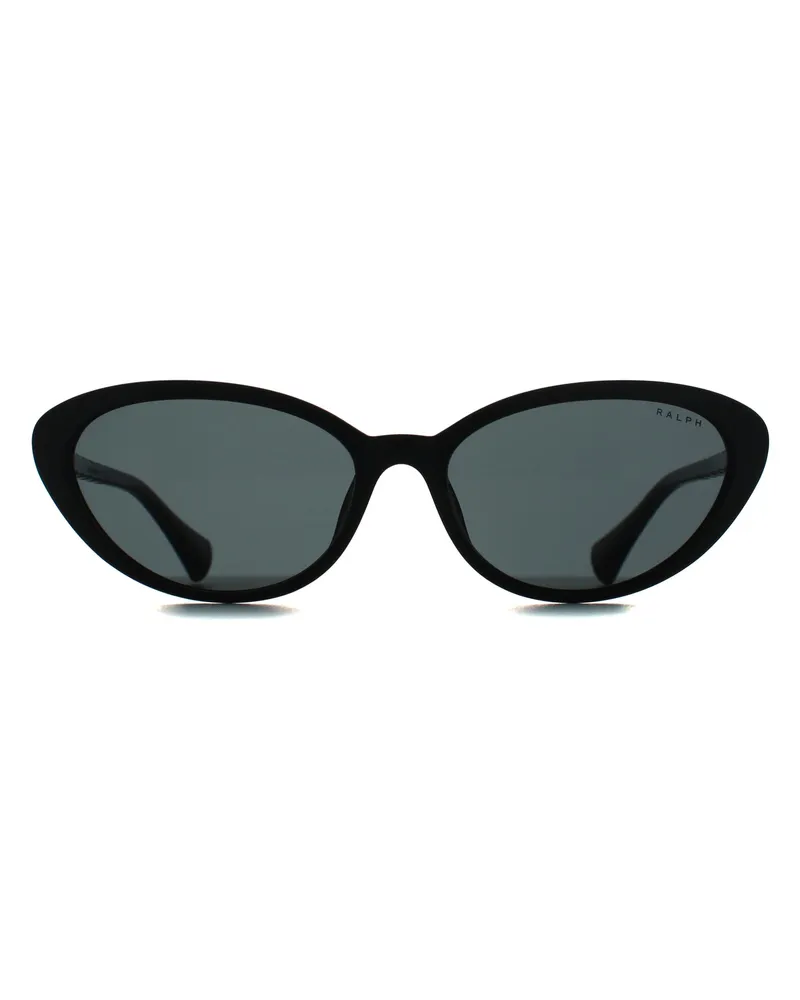 Ralph Lauren RA5338U 500187 glänzend schwarz grau Verlauf Sonnenbrille Schwarz