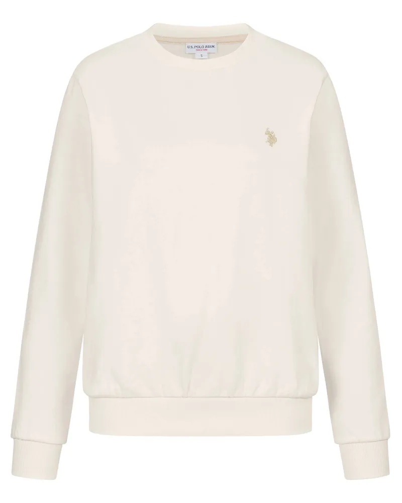U.S. Polo Assn.  USZoee Sweatshirt für Damen aus Baumwollmix - Weiß Weiß