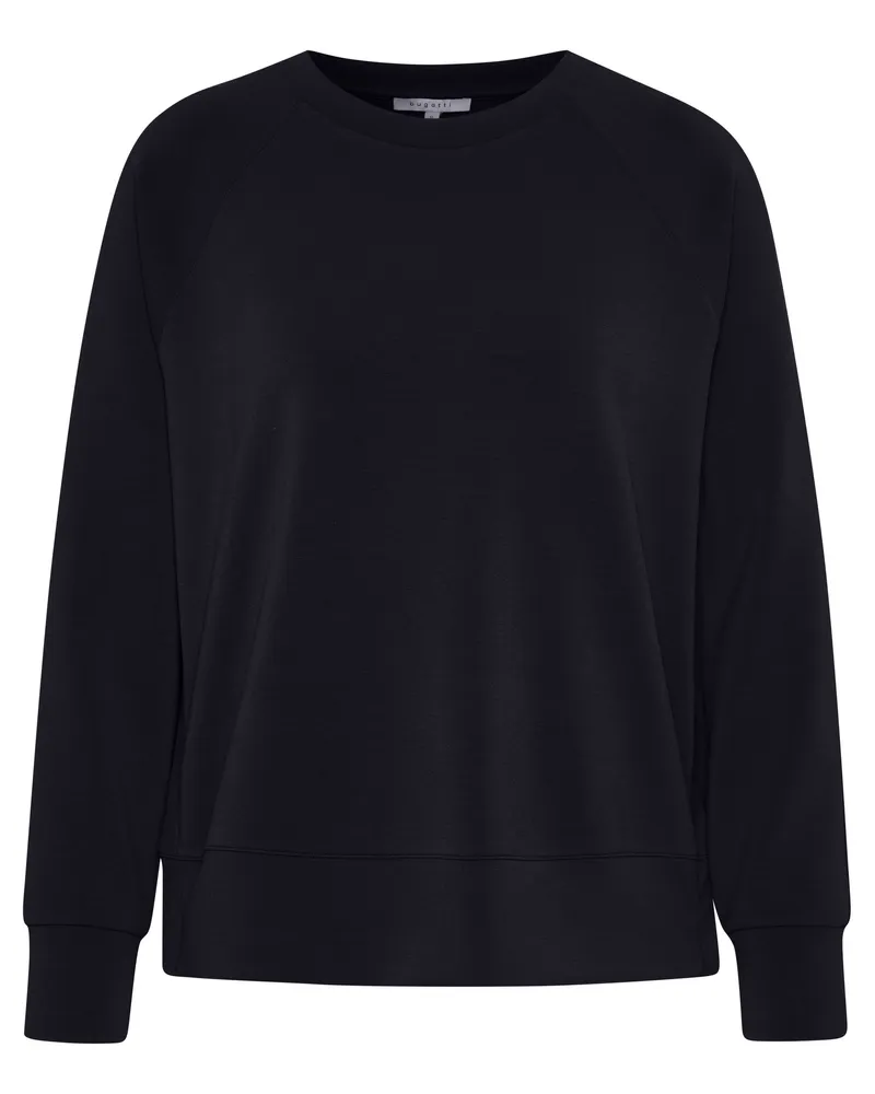 Bugatti Damen Sweatshirt aus elastischer Modalqualität Marineblau