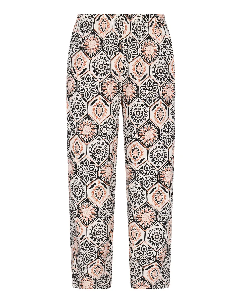 Usha Hose Frauen schwarz mehrfarbig Schwarz