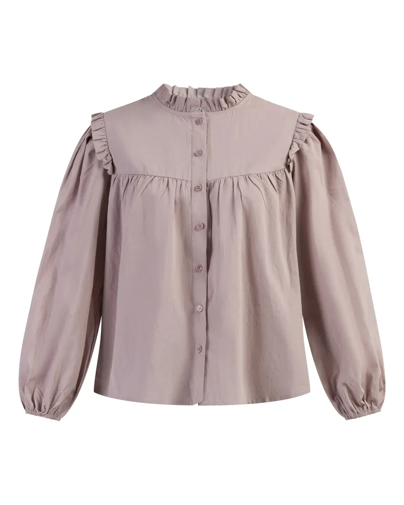 DreiMaster Bluse Damen alt rosa Rosé