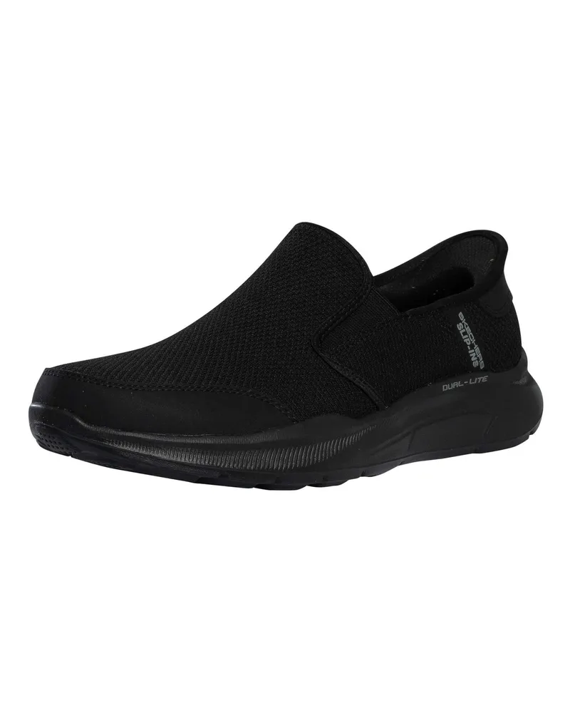 Skechers Slip-Ins Relaxed Fit Equalizer 5.0 Sneaker, Schwarz Schwarz