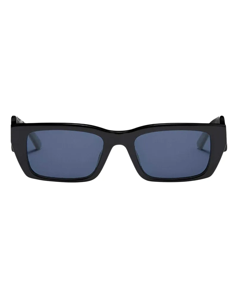 Palm Angels Rechteck-Sonnenbrille für Herren (Schwarz Blau Blau