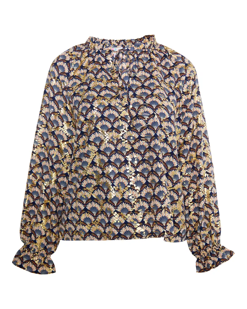 IZIA Bluse für Damen - Marineblau Marineblau