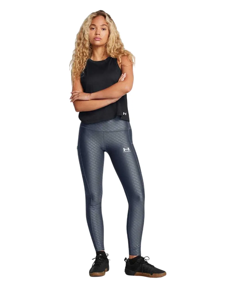 Under Armour HeatGear" Leggings für Damen (Grau Grau