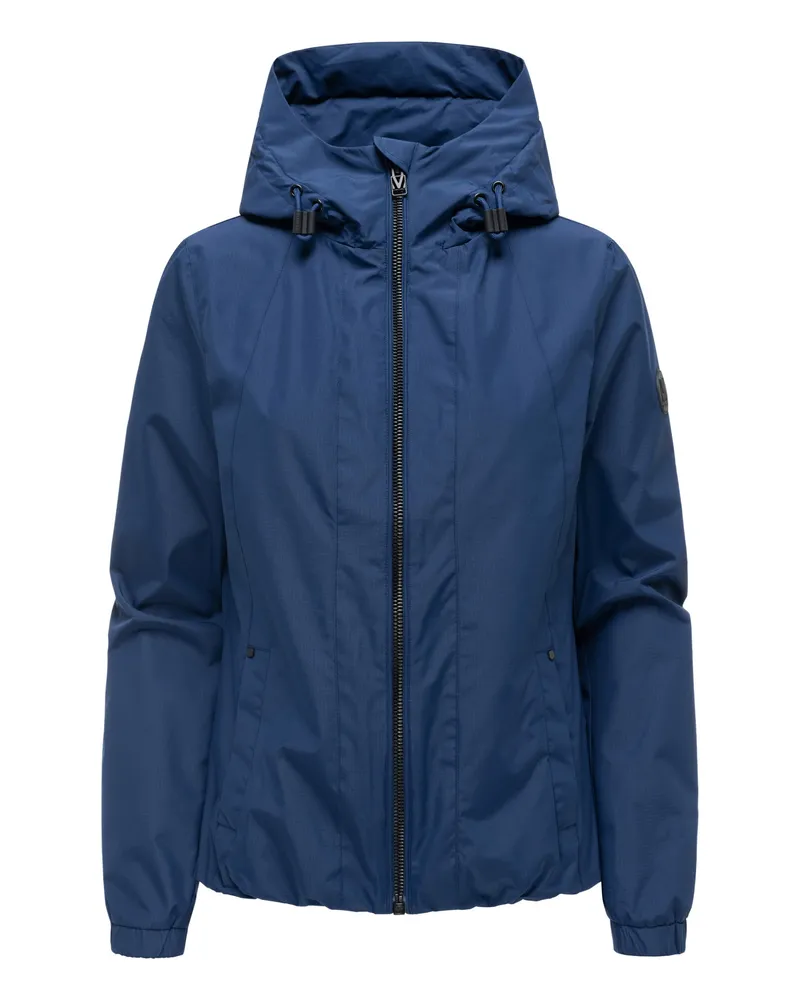 Marikoo Damen Übergangsjacke Yoshikoo mit Kapuze Blau