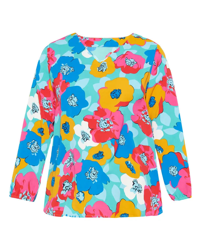 Usha Bluse Frauen Mehrfarbig Blau Mehrfarbig