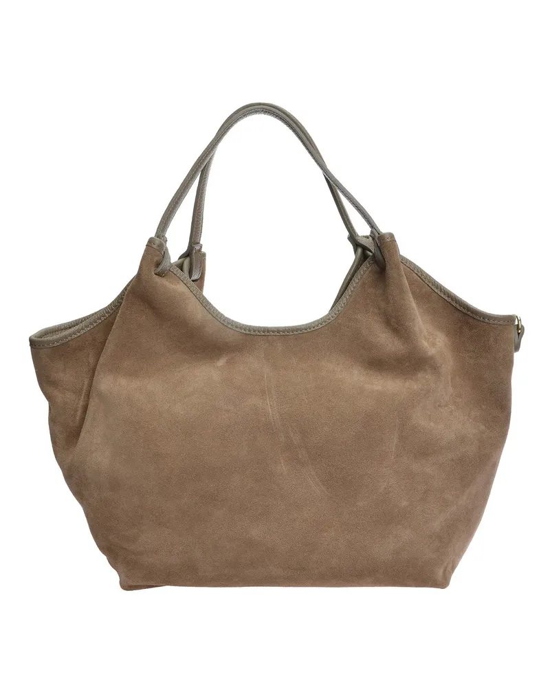 Anna Luchini Beige Rindsledertasche Beige